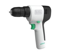 Trapano Black & Decker REVDD12C-QW 12V 1,5Ah Senza Fili Compatto Bianco
