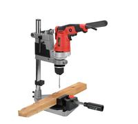 trapano colonna da banco Supporto per trapano con morsetto, elettrico, multifunzionale, per la perforazione, pressa da banco, banco di lavoro, per riparazioni, con base da 38 e 43 mm