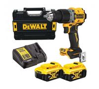 Trapano combinato a batteria DeWalt DCD805P2T-QW 13 mm 27 Nm 2000 giri/min 34000 bpm 2x5 Ah 18 V Li-Ion con custodia