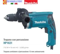 Trapano Con Percussione MAKITA Elettrico 710W Mandrino autoserrante 13mm Cavo 2M