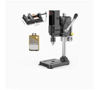 Trapano da Banco, Mini trapano a colonna da banco, fresatrice di precisione, utensile multifunzione for perline, trapano portatile(800W with vise)