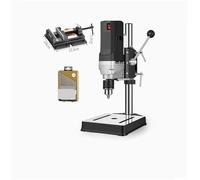 Trapano da Banco, Mini trapano a colonna da banco, fresatrice di precisione, utensile multifunzione for perline, trapano portatile(710W with vise)