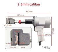 Trapano da Banco, Punzonatrice Pneumatica Pistola For La Foratura Forte Potenza For Utensili Pneumatici For Pistole Di Perforazione A Trasmissione Idraulica Da 3,2-10 Mm(3.5mm)