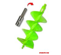 Trapano da terra WERHE 300x800 mm doppia elica adattatore HEX in metallo duro...