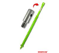 Trapano da terra WERHE® in acciaio pieno 40 mm doppio albero estremamente rob...