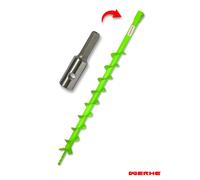 Trapano da terra WERHE per trapano con adattatore HEX ⌀60 mm, lunghezza 80 cm