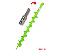 Trapano da terra WERHE per trapano con adattatore HEX ⌀80 mm, lunghezza 80 cm