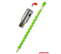 Trapano da terra WERHE per trapano con adattatore M14 ⌀60 mm, lunghezza 80 cm