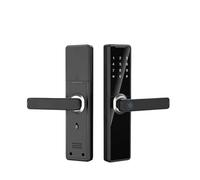 Trapano Design gratuito Serratura for impronte digitali Smart Life APP Controllo Capacità utenti 150 pezzi Per un comfort ottimale(22X240,Black Color)