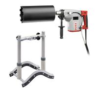 Trapano DUSS Dia 303 W Set 3 + Bohrstativ Bst 1 Rohrbohrständer fino A 257 MM