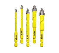 Trapano Eccentrico a Spirale 5/6/8/10/12MM Set Di Punte Twist Drill Bits Legno/