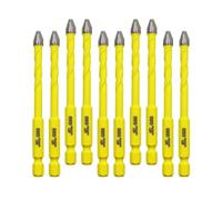 Trapano eccentrico a spirale 6MM Set di punte DARTOTEK Twist Drill Bits Legno/Plastica/Vetro/Mattone in calcestruzzo Multi-Material Drill Bit con Bit Storage Case, 10 pz.