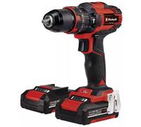 Trapano Einhell TE-CD 18/40 Batteria 2x2Ah 64 Accessori 40Nm