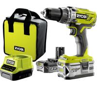 Trapano elettrico avvitatore con percussione a batteria litio 18V 4.0 ah Ryobi