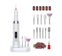 Trapano Elettrico For Unghie, Levigatura Professionale Delle, Lucidatura, Rimozione Della Pelle Morta, Lima For Artistica, Penna, Macchina For Manicure Semplice da usare(White)