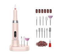 Trapano Elettrico For Unghie, Levigatura Professionale Delle, Lucidatura, Rimozione Della Pelle Morta, Lima For Artistica, Penna, Macchina For Manicure Semplice da usare(Pink)