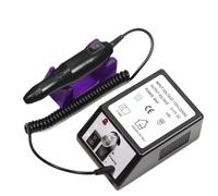 Trapano elettrico for unghie regolabile da 20000 giri/min, levigatrice, set di frese for pedicure e manicure, attrezzatura for lucidatura delle unghie(Black-2000DMJ)