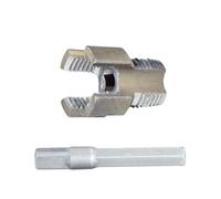 Trapano elettrico Infilatore per tubi in PVC Strumento per la creazione di filettature in PVC per trapano elettrico Infilatore per tubi Apri filettatura interna/rubinetto esterno