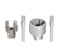 Trapano elettrico Infilatore per tubi in PVC Strumento per la creazione di filettature in PVC per trapano elettrico Infilatore per tubi Apri filettatura interna/rubinetto esterno