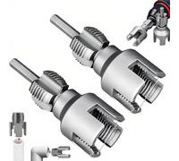 Trapano elettrico Infilatore per tubi in PVC Strumento per la creazione di filettature in PVC Strumento per trapano elettrico Tubo dell'acqua Infilatore a vite