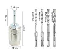Trapano Elettrico Multifunzione Con Manico Quadrato Per Efficienza