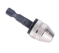 Trapano Elettrico Portatile Chuck Gambo Esagonale a Tre Ganci Gloccante Gamma di Clamp 0,3-3,6 Mm per Mini Trapani, Manico Esagonale Pratico Chuck