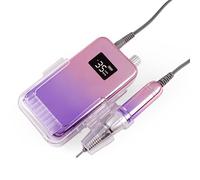 Trapano Elettrico Professionale Da 35000 Giri/min, Rettificatrice Speciale Per Salone Di Bellezza, Motore a Tazza Cava Da 65 W Portatile Da Tavolo,Gradientpurple