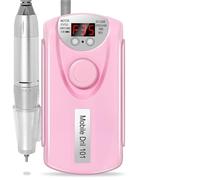 Trapano for unghie ricaricabile da 35000/45000 giri/min, lima for manicure elettrica portatile professionale for unghie, smalto in gel, rimozione della molatura(35000RPM-Pink)
