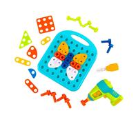 Trapano Giocattolo con Set di Costruzione di Learning Resources