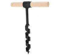 Trapano in legno a coclea, manuale del carbonio coclea per esercitare strumenti di sopravvivenza a mano per campeggio, esterno, escursioni e lavorazione del legno