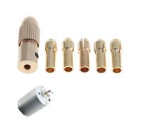 Trapano In Ottone Pinza Mandrino 7 pz/lotto 2.35/3.17mm Mandrini Supporto 0.5-3.0MM Punta da trapano for Scheda ABS/Tabellone Luminoso punzone (Color : 3.17mm)