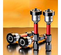 Trapano magnetico di posizionamento potente | Design antiscivolo e antiurto, punta a croce nera e dorata, adatto per soffitti/lavori in legno, strumento impermeabile per installazione su pavimenti, id