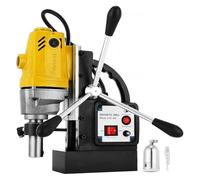 Trapano magnetico elettrico, 1100 W, con nucleo magnetico professionale da 1,57 pollici, attacco al collo, forza magnetica 13500N (1100W)