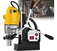 Trapano magnetico portatile, 1100 W ad alta potenza con capacità di 3,8 cm, base magnetica da 1224,7 kg per foratura di metalli pesanti