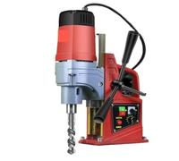 Trapano Magnetico, Trapano magnetico a macchina per perforatrice da banco elettrico AX13 multifunzionale per piastra in acciaio per costruzioni navali(AX13RE)