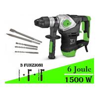 Trapano martello demolitore/Tassellatore 32mm 1500W Elem Constructor - CRH1502-3