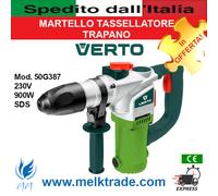 TRAPANO MARTELLO TASSELLATORE 900W, Mod 50G387 - Linea Professionale VERTO