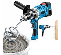 Trapano Miscelatore Elettrico Brushless, Utensile A 2 Velocità E Coppia | Utensile Elettrico Portatile, Motore Brushless, Mandrino In Acciaio, 2 Velocità, Interruttore A Velocità Variabile, Display