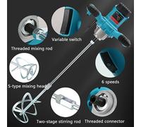 Trapano Miscelatore Mescolatore Con Frusta Per Colla Bricolage Lavoro Fai Da Te