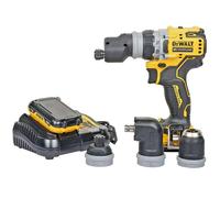 Trapano multitesta senza borsa Dewalt DCD703D2 12 V, 2,0 Ah + spedizione grat...