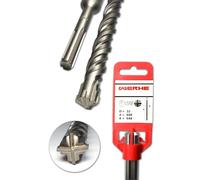Trapano per calcestruzzo SDS MAX 32 mm 600 mm Quadro X taglio a croce trapano...