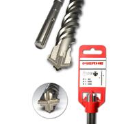 Trapano per calcestruzzo SDS MAX 40 mm 600 mm Quadro X taglio a croce trapano...