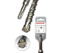 Trapano per calcestruzzo SDS PLUS 25 mm 260 mm Quadro X taglio a croce trapan...