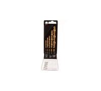 Trapano per metallo HSS-TiN, 4,0-10 mm/set 5 pezzi/57H196