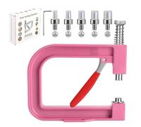 Trapano Per Perle Con Pressa Manuale - Strumento Applicatore Per La Produzione Di Perline | Fissaggio Manuale Di Rivetti Per La Creazione Di Gioielli, Decorazioni Di Abbigliamento, Matrimoni, Feste, B