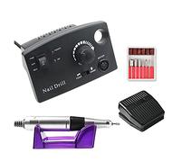 Trapano per Unghie 20W 35000RPM Trapano Elettrico per Unghie Accessorio per manicure con Fresa Lima per Unghie elettrica Punta da Trapano per Unghie Nail Art