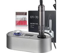 Trapano Per Unghie Ad Alta Velocità 40000 Rpm Con Display Lcd, Per Tipo Di Posizionamento Di Unghie in Acrilico Trapano Per Unghie Professionale Per Smalto,Grey