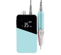 Trapano Per Unghie Con Display Digitale Hd Da 35000 Giri/min, Set Di Lucidatrici Per Unghie Elettriche Senza Fili Portatili Da 25 W Strumenti Per Manicure Professionali,mermaidcolor
