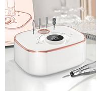 Trapano per unghie elettrico 35000RPM con display LCD, macchina per manicure ricaricabile, strumento da salone d'arte per smalto gel ABS