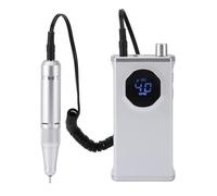 Trapano per Unghie Elettrico 40000 Giri/min Kit Professionale per Lima per Unghie con Spazzola per Polvere e Supporto per Punte Smerigliatrice Portatile Ricaricabile per Manicure